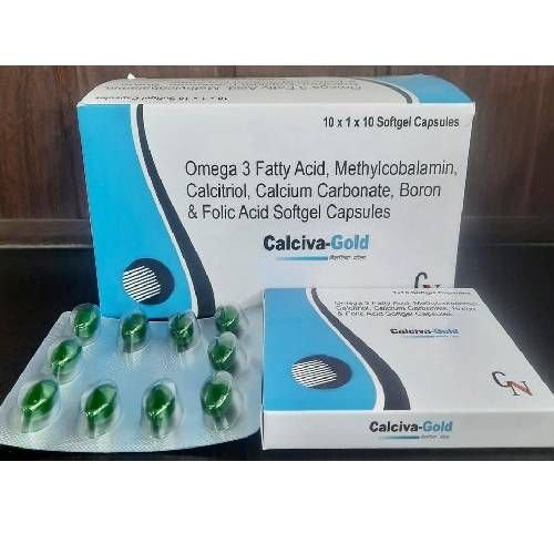 CALCIVA-GOLD CAP. (SOFT GELATIN)