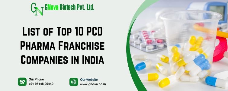 List of Top 10 PCD Pharma Franchise Companies in India