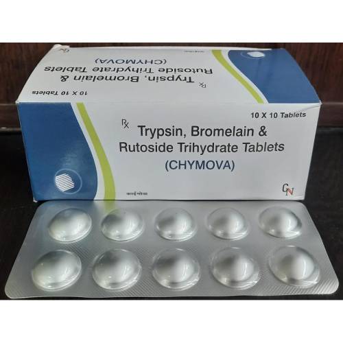 Trypsin, Bromelain And Rutoside Tablets