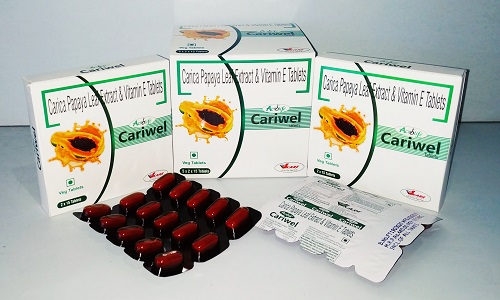 CARIWEL - Carica Papaya Leaf Extract & Vitamin E Tablets
