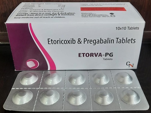 Etoricoxib and Pregabalin Tablets