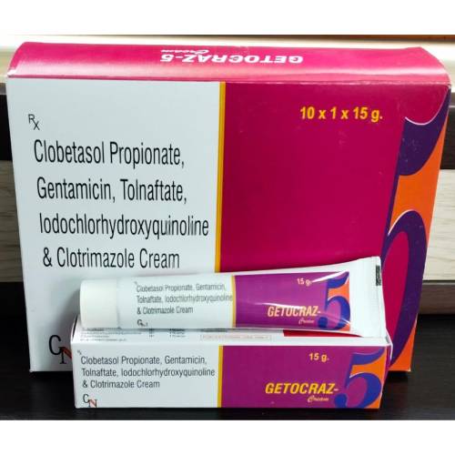 clobetasol Propionate, Gentamicin, Tolnaftate, Iodochlorhydroxyquinoline and Clotrimazole Cream